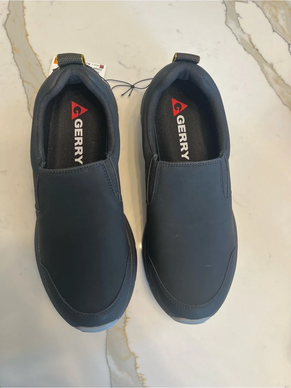 Gerry Men's Black Slip-On Casual Loafers